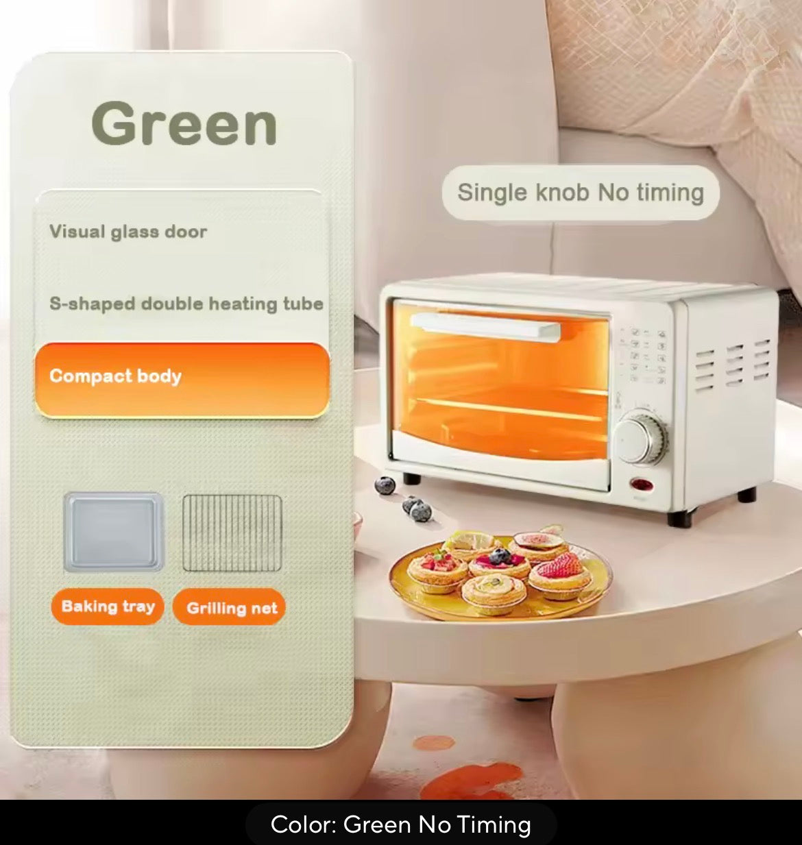 DMWD 12L Mini Electric Oven (Pizza, Toast & Grill)