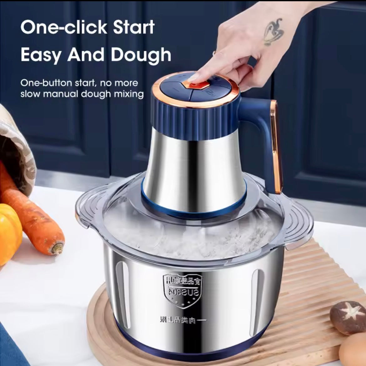 5L High-Power Electric Food Chopper